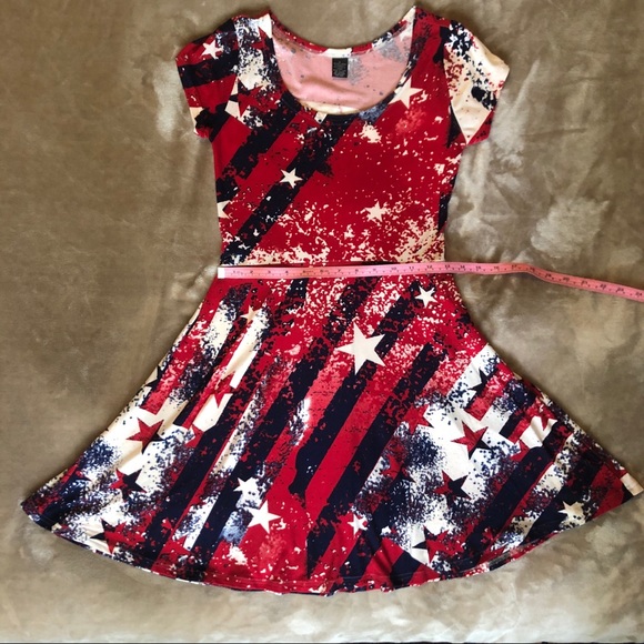 4th of July Red, White & Blue Sundress, Size L - Picture 6 of 15